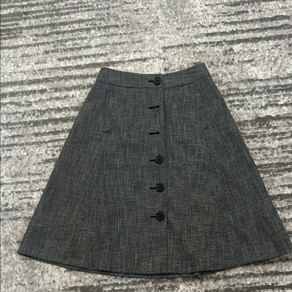 Banana Republic Charcoal A-Line Skirt